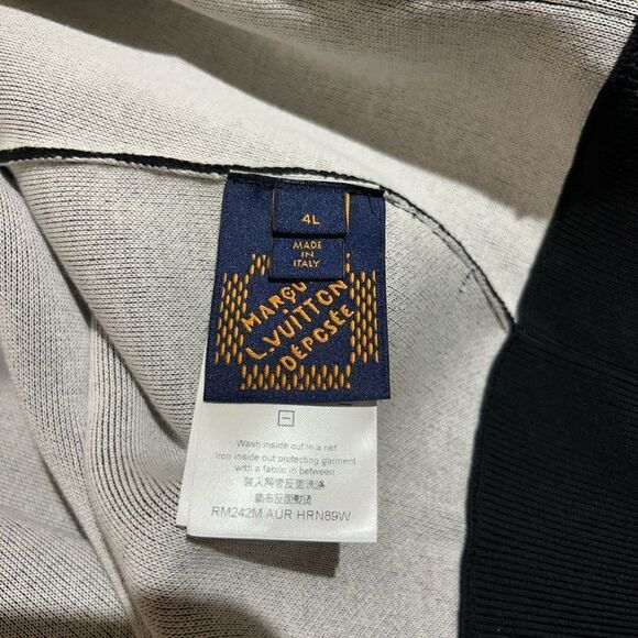 Men’s Louis Vuitton graphic intarsia zip front hoodie four XL limited edition - Picture 16 of 16